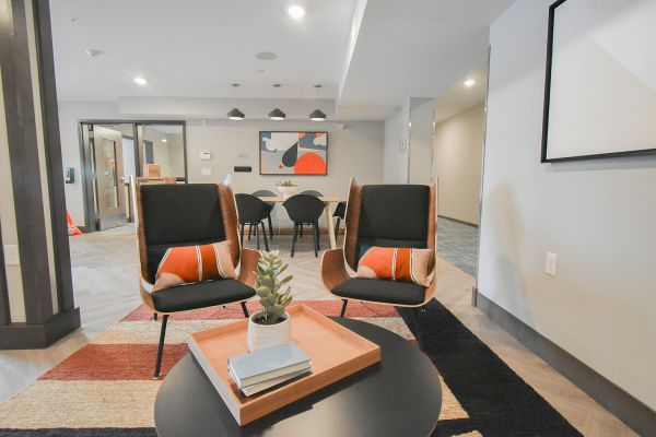 lobby in income restricted fridley apartments